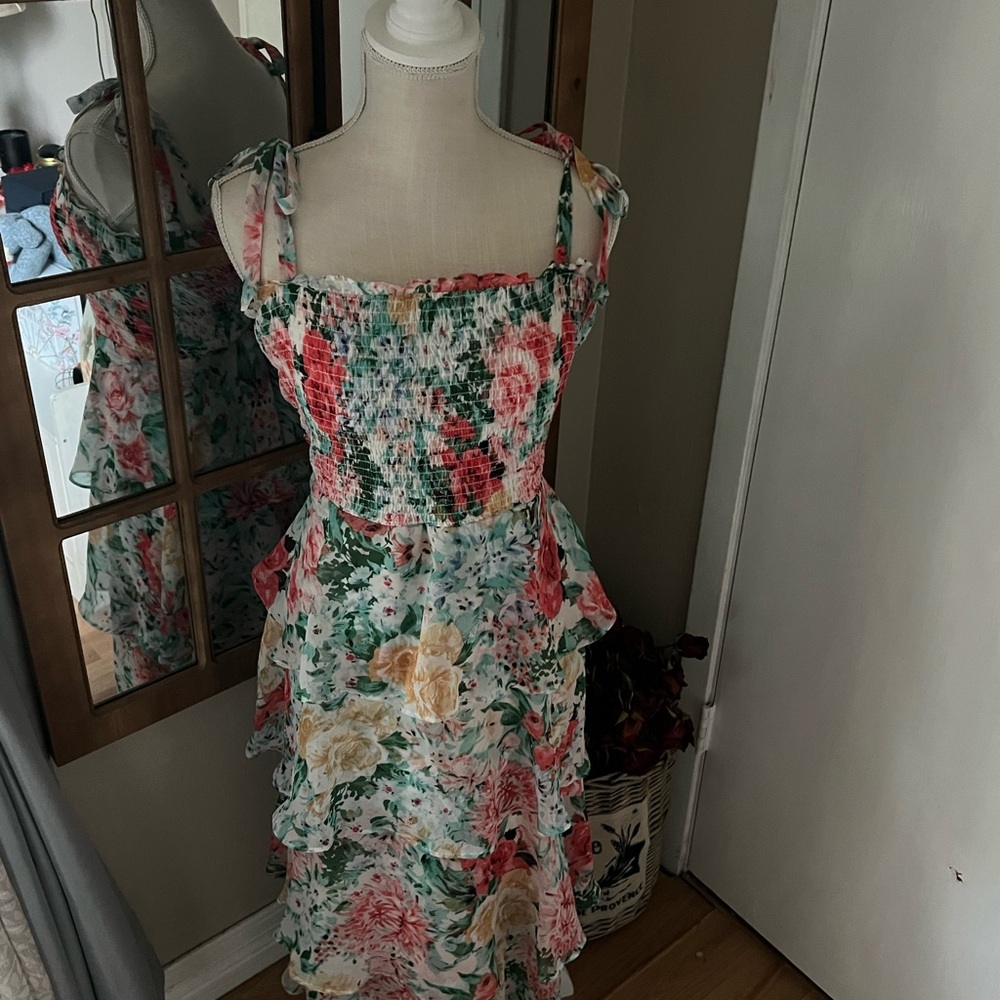 Floral Print Women's Dress